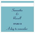 Customizable Classic Square Wedding Labels